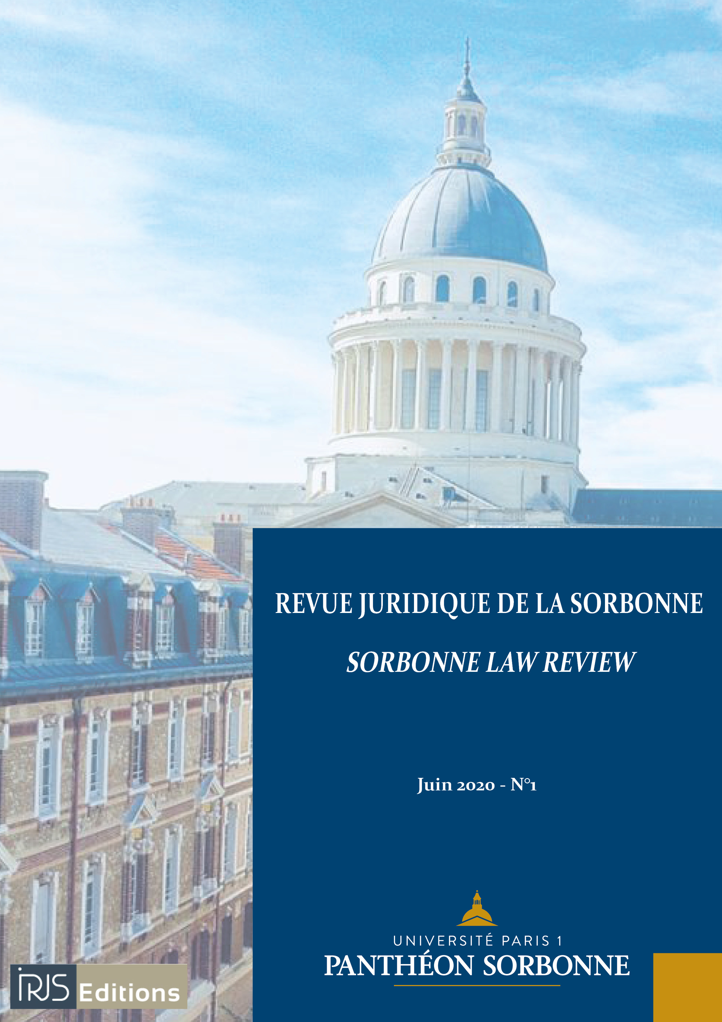 Revue Juridique de la Sorbonne 