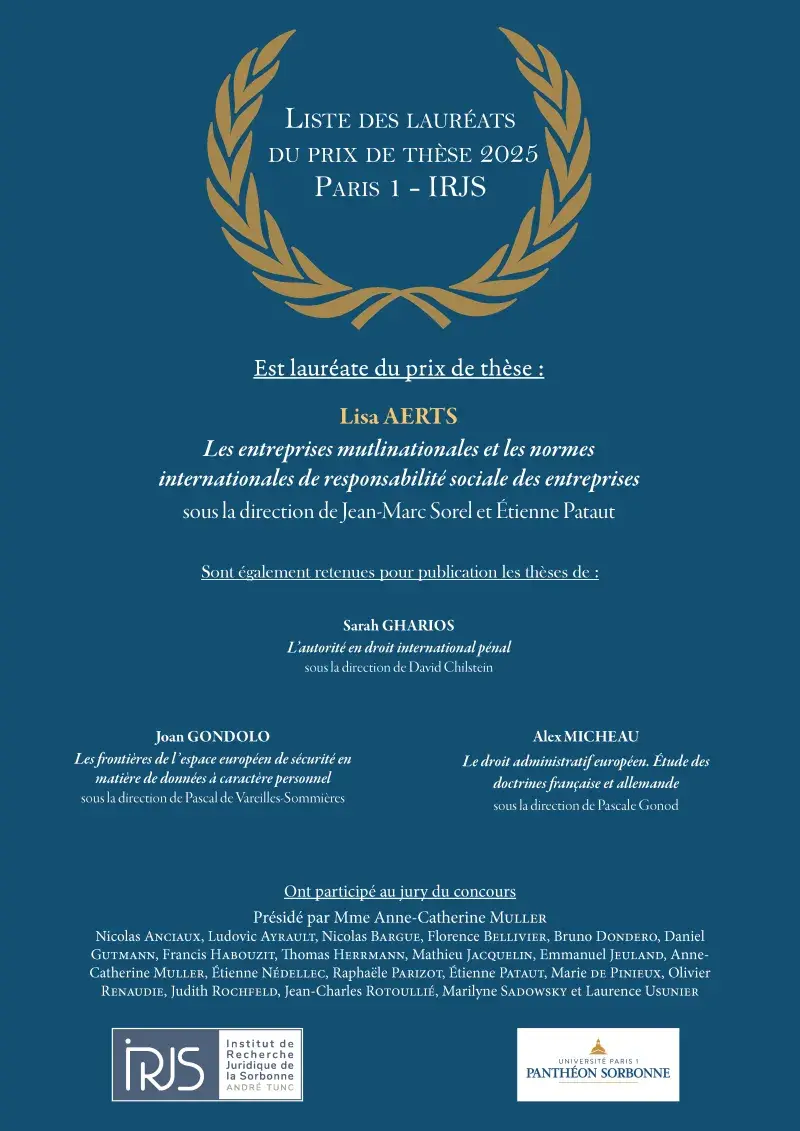 affiche prix de thèse 2025