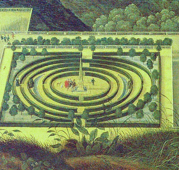 Jacques Fouquier, Hortus Palatinus (détail), ca. 1614-1616, Kurpfälzisches Museum, Heidelberg Jacques Fouquier, Hortus Palatinus (détail), ca. 1614-1616, Kurpfälzisches Museum, Heidelberg