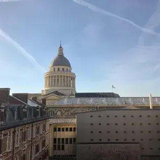 vue sur le panthéon depuis l'IRJS